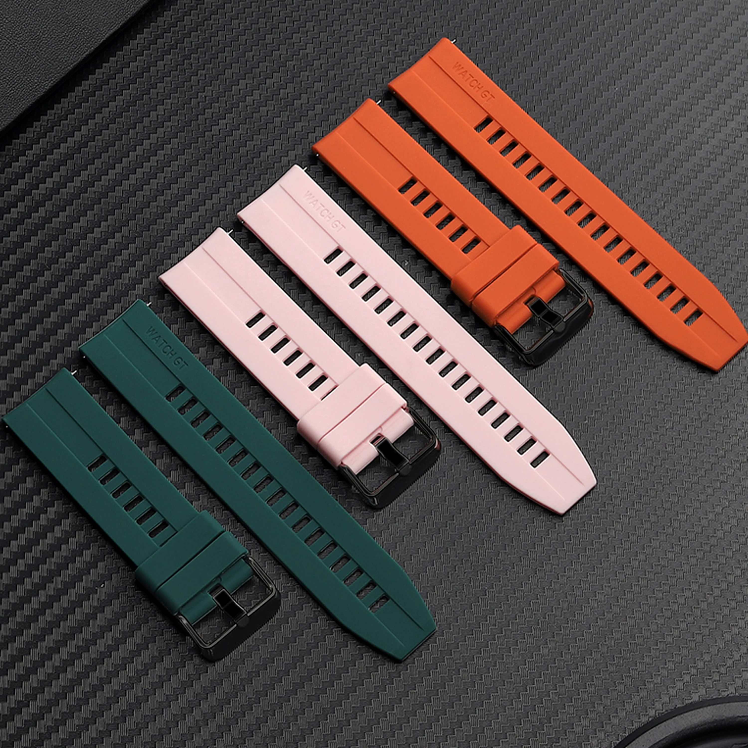 22 мм Ремешок для часов Huawei Watch GT GT2 GT3 Pro 46 мм Ремешок для умных часов Силиконовый Браслет для Xiaomi Watch S1 S2 Mi Watch Цвет 2 - 5
