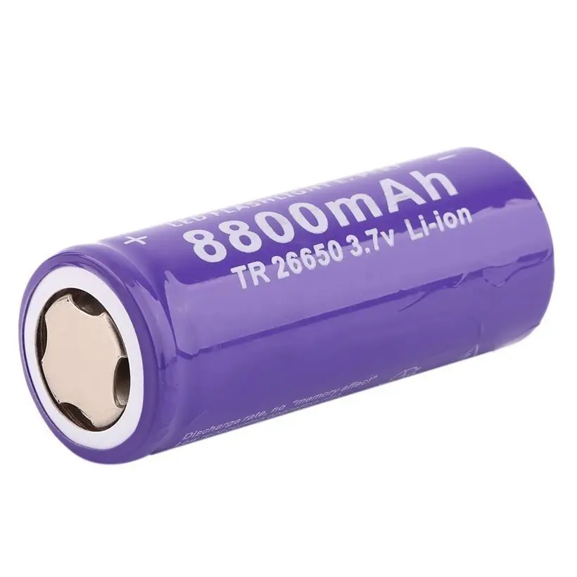 High-quality GTF 26650 Batterie 8800mAh 3.7V Li-Ion Akku Für LED Taschenlampe Li-Ion Batterie Akkumulator Cylindrical  Batterie - 1