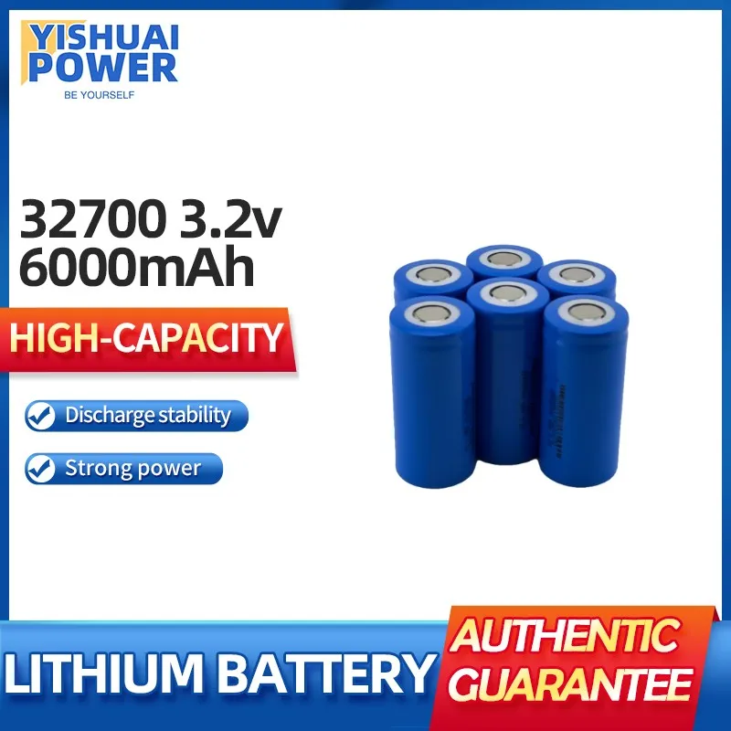 Lifepo4 32700 Аккумуляторная батарея 3,7 В 6000 мАч литий-ионная аккумуляторная батарея 6000 мАч с литий-железофосфатной батареей - 0