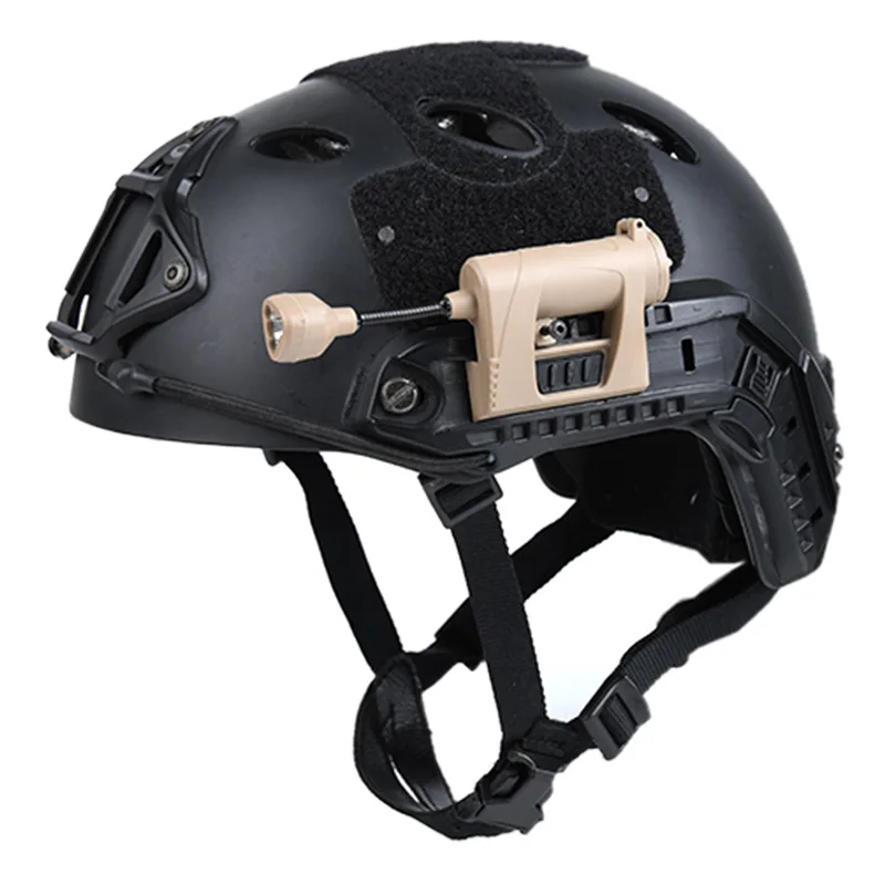 WADSN Tactical Charge Mpls, фонарь для шлема, Сигнальный фонарь для выживания на открытом воздухе, Красный, Зеленый, Белый, ИК-4 режима, Охотничий Скаутский Оружейный фонарик - 5