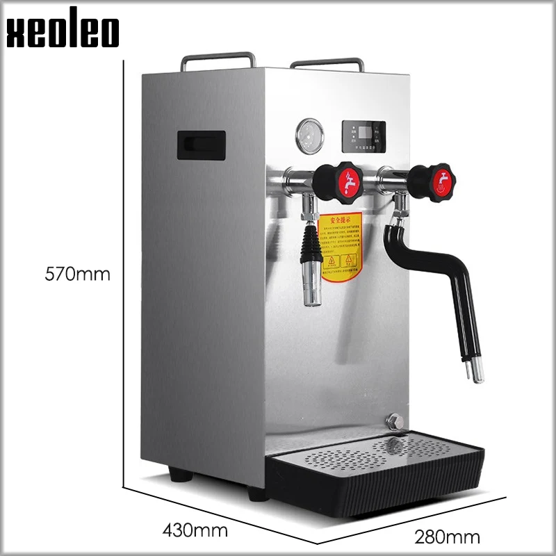XEOLEO Машина для кипячения воды Машина для приготовления пузырьков молока Пароварка объемом 8 литров бойлер для воды Чайный магазин торговое оборудование Машина кофеварка - 0