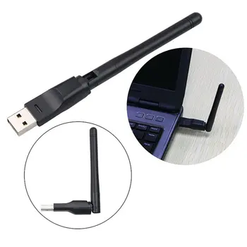 2,4 ГГц 150 Мбит/с Беспроводной USB WiFi адаптер Wifi Антенна WLAN Сетевая карта USB WiFi Приемник MTK7601 чип