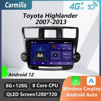2 Din Android Автомагнитола для Toyota Highlander 2007-2013 10,1 