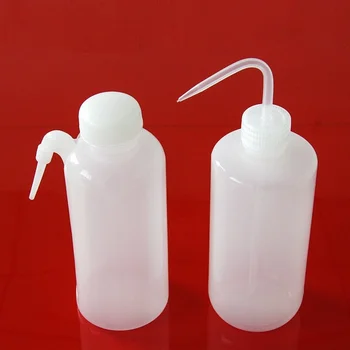 2 шт./Лабораторная Белая Пластиковая бутылка для мытья Локтей 500 мл Бутылка для мытья Вертикальная бутылка для мытья