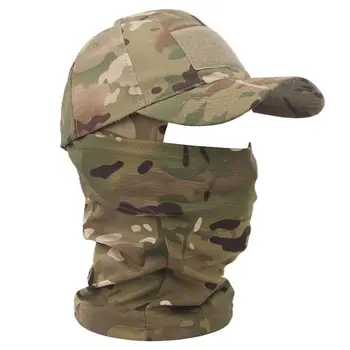 2022, Военный капюшон, Тактические армейские бейсболки для мужчин и женщин, Летние солнцезащитные шляпы Snapback, Уличная Камуфляжная балаклава, лыжная маска