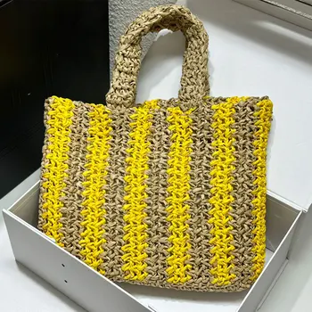 2023 новая роскошная женская сумка из лафитовой тесьмы, трендовая портативная сумка через плечо, сумка для покупок