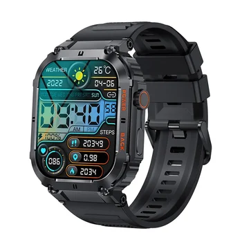 2023 Новые Поступления Bluetooth Call Смарт-Часы Мужские Спортивные Фитнес-Трекер Smartwatch для Android IOS Калькулятор 400 мАч 1,96 дюйма