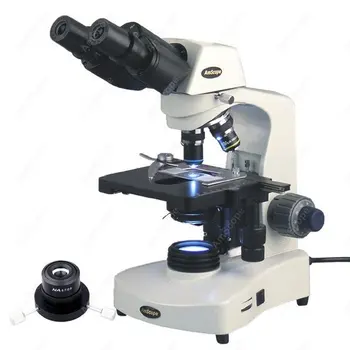 AmScope Поставляет 40X-1000X 3W светодиодный бинокулярный микроскоп Siedentopf с темным полем