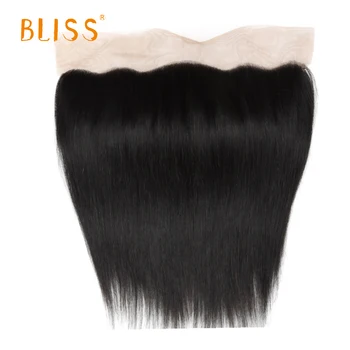 Bliss 13x4 Кружевное Фронтальное Закрытие Бразильские Виргинские Прямые Человеческие Волосы Только Закрытие Прозрачное Кружевное Закрытие 2x6 4x4 для Женщин