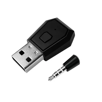 Bluetooth-адаптер для PS4 PS5 USB-ключ BT 3,5 мм Разъем Беспроводной аудиоадаптер для Play Station