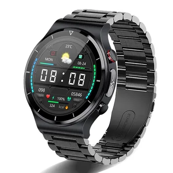 ChiBear PPG + ЭКГ Смарт-часы Мужские 360 *360 Беспроводная Зарядка Кислородом крови + AI медицинская диагностика Здоровья Smartwatch IP68 Водонепроницаемый