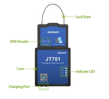 GPS-навигатор для навесного замка Jointech JT701 RFID container