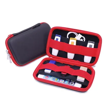 GUANHE 2,5-дюймовый Электронный кабель, сумка-Органайзер, USB флэш-накопитель, Карта памяти, жесткий диск, чехол для путешествий, Защитные сумки и чехлы для дисков