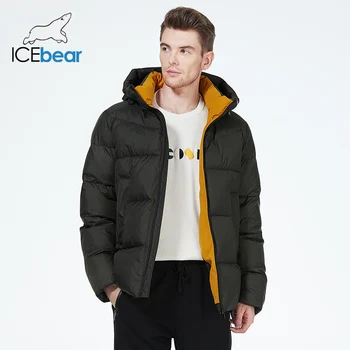 ICEbear 2023, новое зимнее пуховое пальто, мужская повседневная куртка, утепленная теплая хлопчатобумажная куртка MWD3479I