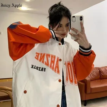 Juciy Apple, Женская бейсбольная куртка с надписью 