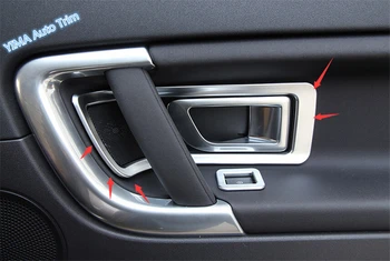Lapetus Интерьерный Стайлинг Двери Автомобиля Внутренняя Ручка Чаша Декор Рамка Крышка Отделка 4 Шт. Для Land Rover Discovery Sport 2015-2019 ABS