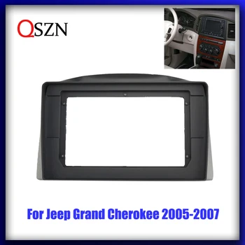 QSZN 10,1-дюймовая рамка Авторадио для Jeep Grand cherokee 2005 2006 2007 Рамка мультимедийного плеера Android 2 Din