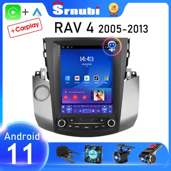 Srnubi Android 11 Автомобильный Стерео Радио для Toyota RAV4 Rav 4 2005-2013 Мультимедийный плеер 2 Din Carplay Авто GPS DVD Головное устройство 2din