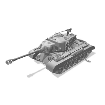 SSMODEL 160520 V1.7 1/160 3D печатная модель из смолы Комплект US T26E5 M26 Pershing Heavy Tank