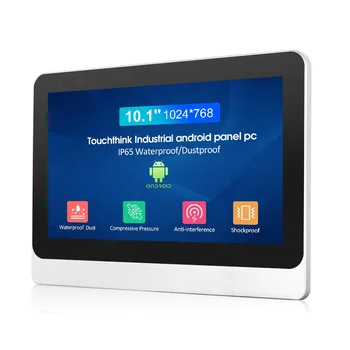 Touchthink 10,1 Дюймов 1280 * 800 A64 Wifi 3g 4g RJ45 Android Сенсорный экран Промышленный все в одной панели ПК