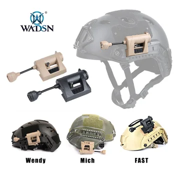 WADSN Tactical Charge Mpls, фонарь для шлема, Сигнальный фонарь для выживания на открытом воздухе, Красный, Зеленый, Белый, ИК-4 режима, Охотничий Скаутский Оружейный фонарик
