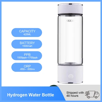 YenvK 420 мл SPE / PEM Генератор водородной воды Ионизатор Для Воды Антивозрастной Щелочной Флакон Без газоотводчика