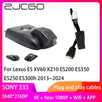 ZJCGO Подключи и Играй Видеорегистратор Dash Cam 4K 2160P Видеорегистратор для Lexus ES XV60 XZ10 ES200 ES350 ES250 ES300h 2013 ~ 2024