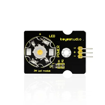 Бесплатная доставка! Keyestudio 3 Вт светодиодный модуль для Arduino UNO R3 MEGA 2560 R3