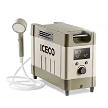 Водонагреватель ICECO для кемпинга на открытом воздухе, душевая кабина, автономный душ, резервуар для охлаждающего воздуха, нагревательный портативный водонагреватель