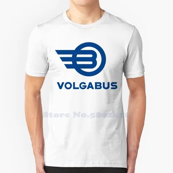 Высококачественные Футболки с логотипом Volgabus, модная футболка, новая футболка из 100% хлопка большого размера