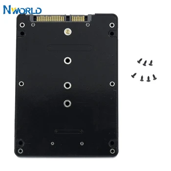 Горячая продажа 2,5-дюймовый NGFF (SATA) SSD Конвертер Адаптер Чехол B + M Ключ Гнездо 2 M.2 SATA Карта адаптера Для E431 E531 X240S Y410P Y510P