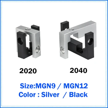Детали 3D-принтера BLV Ender-3 2020 2040 Профильный Фиксированный Блок С Комплектом Винтов Для Линейного Направляющего Фиксированного Блока MGN9/MGN12