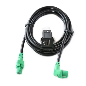 Детали интерьера автомобиля USB-разъем с жгутом проводов для E60 E81 E70 E90 F12 F30 F10