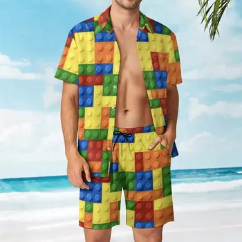 Детские забавные игры, мужской пляжный костюм в винтажном стиле, 2 предмета, координаты, Винтажный досуг, Размер США
