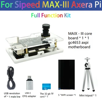 Для Sipeed MAX-III Axera Pi Полнофункциональный комплект 2 ГБ LPDDR4X 3733 МГц 4K @ 30 кадров в секунду Поддержка AI Soc с двойным интерфейсом RGMII/RMII