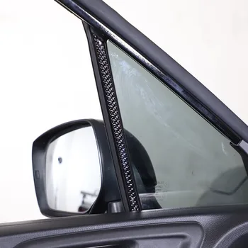 Для Subaru Forester 2013 2014 2015 2016 2017 2018 Переднее стекло из мягкого углеродного волокна с вертикальной декоративной полосой Автомобильные Аксессуары