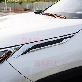 Для Toyota RAV4 RAV-4 2020-2023 Автомобильный ABS Боковой знак, Листовая доска, наклейки, Лампа, Защитная крышка для бровей, Рамка, Аксессуары
