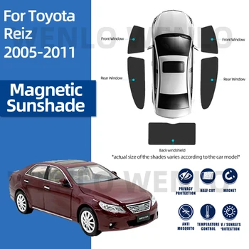 Для Toyota Reiz -2011 Солнцезащитный козырек на окно, шторка на лобовое стекло, Легко устанавливаемая крышка с зажимом, защита от солнца, магнитный солнцезащитный козырек