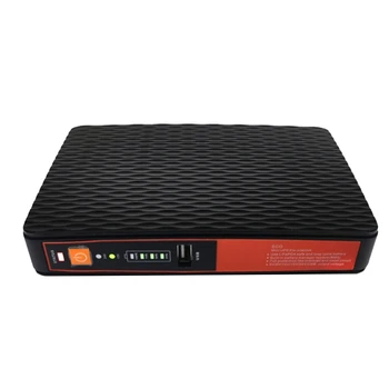 Источник бесперебойного питания 5V 9V 12V 24V Mini UPS LAN POE 8800 мАч Резервная батарея для WiFi-маршрутизатора CCTV