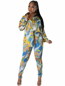 Комплект из двух предметов, женская одежда, топы и брюки в африканском стиле дашики, брючные костюмы 2023 года, одинаковые комплекты вечерней одежды для леди