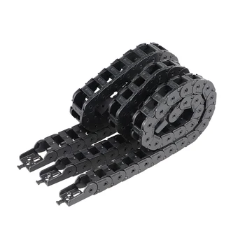 Комплект Кабельных цепей для 3D-принтера VORON 2.4, Индивидуальная Открытая Тяговая цепь, Черные Проволочные цепи открытого типа 250/300/350 мм, 1 комплект