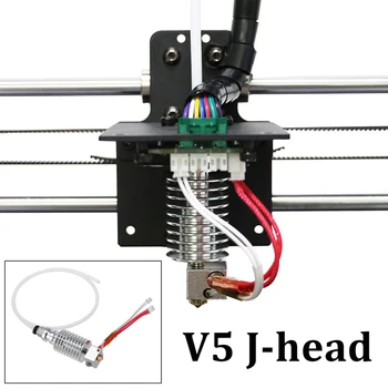Комплект экструдера для 3D-принтера V5 J-head Hot End O Сопло 4 мм, часть печатающего оборудования, аксессуары для замены I3 Mega