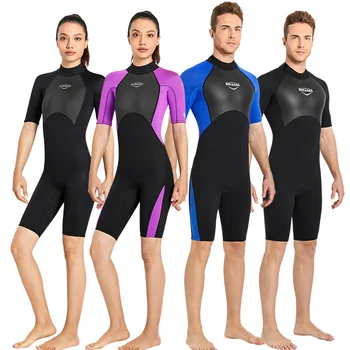 короткая профессиональная одежда для дайвинга и серфинга из неопрена толщиной 2 мм, Брюки, костюм для мужчин и женщин, водолазный костюм для подводного плавания в холодной воде