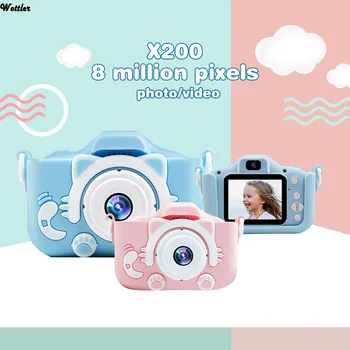 Мини-камера, Детская цифровая камера, Мультяшная игрушка, HD-камера для детей, Обучающая Детская камера, игрушки для мальчиков и девочек, Лучший подарок
