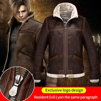 Модное кожаное пальто, куртка, куртка из искусственной кожи, зимняя верхняя одежда с длинными рукавами, Мужская кожаная куртка для мальчиков