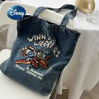 Новая сумка Disney Donald Duck, Роскошная брендовая женская сумка с мультяшной вышивкой, Многофункциональная сумка для покупок большой емкости