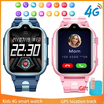 Новинка для Xiaomi Mijia Детские Смарт-Часы с Видеозвонком SIM GPS Трекер SOS Звуковой Монитор Браслет Водонепроницаемый Детские Умные Часы
