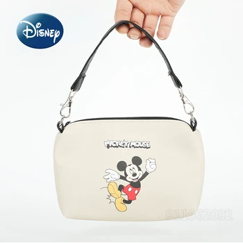 Оригинальная Новая Ручная косметичка Disney Mickey из ПВХ, водонепроницаемая сумка для мытья посуды, простая сумка для хранения губной помады в стиле Ретро