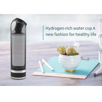 Перезаряжаемая чашка для воды с высоким содержанием водорода, Электролитическая чашка для воды, Портативный генератор водородной воды для здоровья