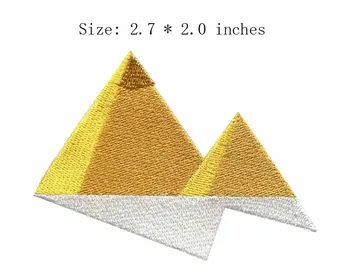 Пирамидальная вышивка шириной 2,7 дюйма для bordado da fita/bolso pajaros/remendos